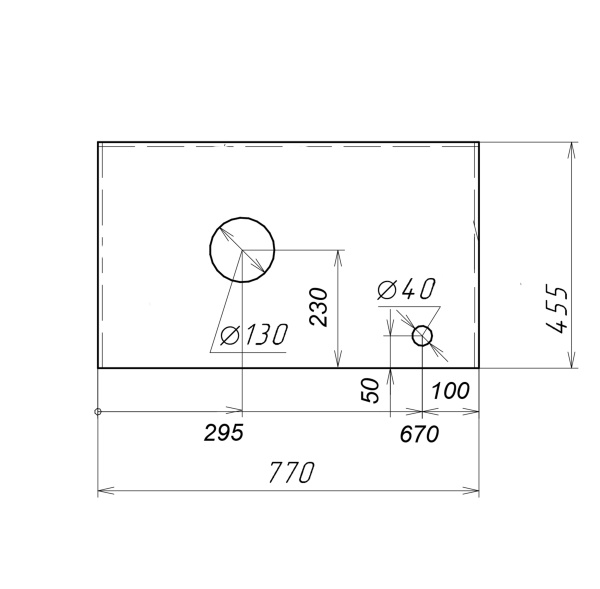Столешница для ванной под раковину Grossman МДФ ФЛАЙ-80 см cерая